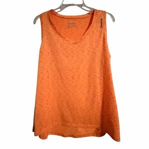 Reebok Women's Bright Orange Tank Top - XL